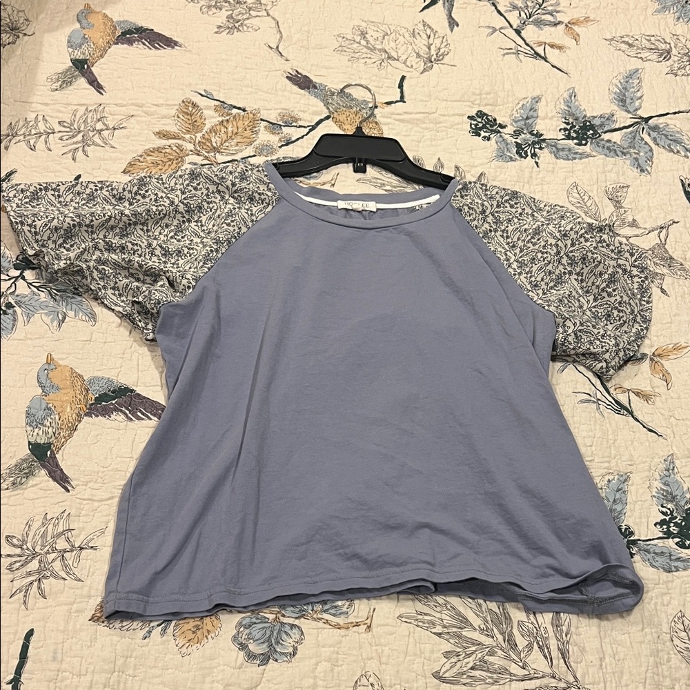 Roolee Boutique flutter sleeve shirt
